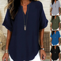 Daniela | Lightweight Top with V-Neck